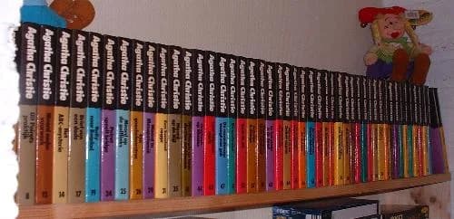 Agatha Christie - Foto van de Accolade reeks (niet compleet).