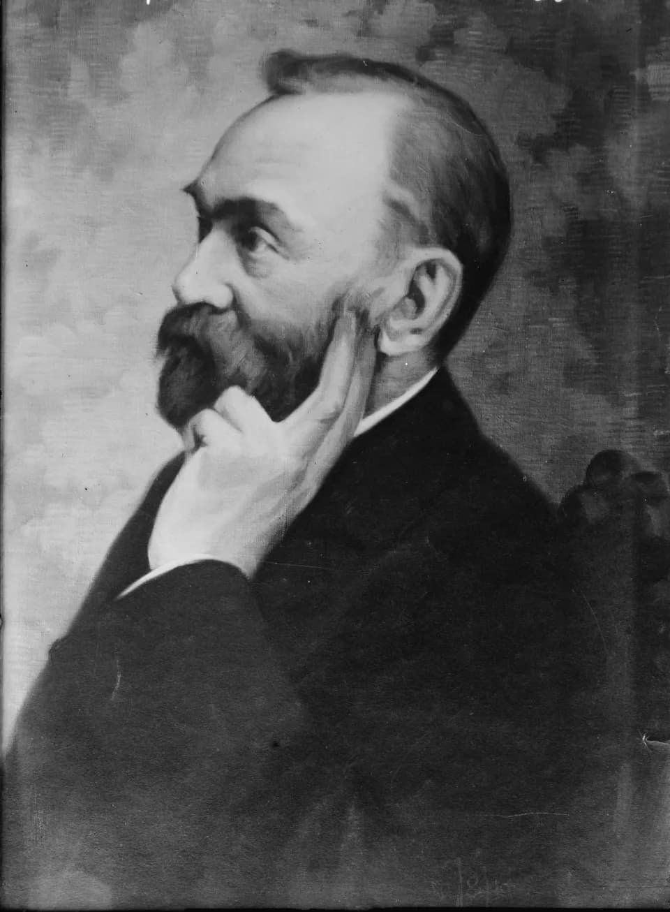 Alfred Nobel - Portrait of Alfred Nobel (1833-1896) by Gösta Florman (1831–1900).
Cropped and converted losslessly from .tif to .png (latest uploaded version at 50% crop due to limitations of Wikime