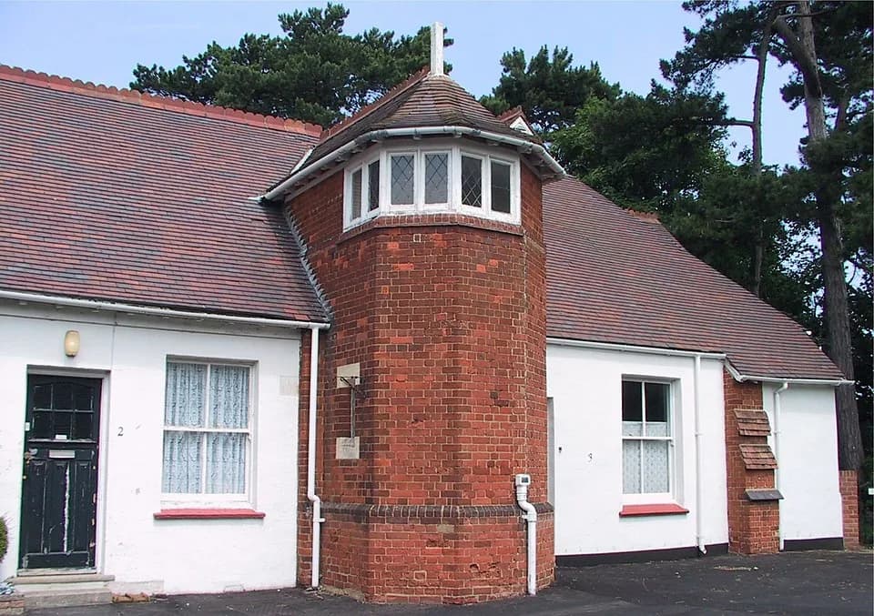 Alan Turing - Two "cottages" at Bletchley Park, converted from its former use as a tack and feed house.