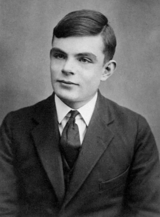 Alan Turing - Passport photo of Alan Turing at age 16