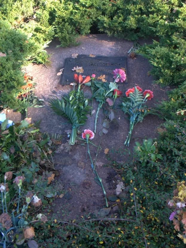 Rosa Luxemburg - grave of Rosa Luxemburg on Zentralfriedhof Friedrichsfelde in Berlin