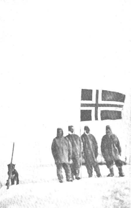 Roald Amundsen - Die Hunde im Südpol angelangt