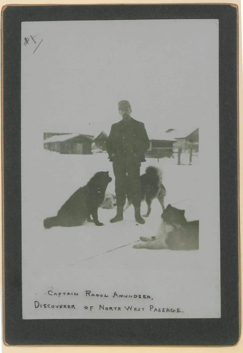 Roald Amundsen - Captain Roald Amundsen, discoverer of North West Passage. No. 1.