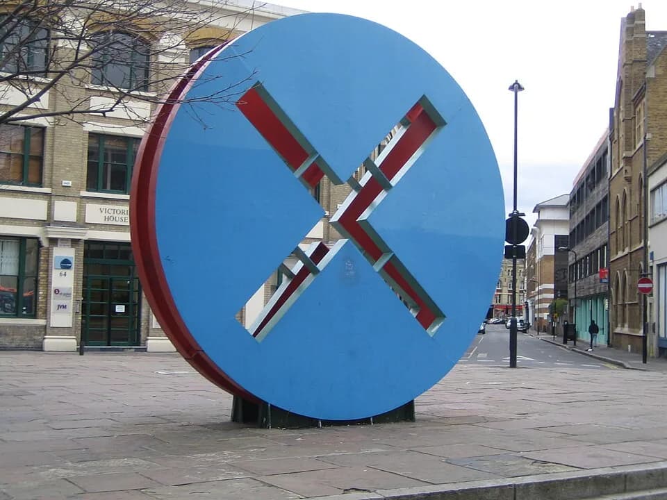 Alfred Hitchcock - Hitchcock's Reel near Leonard Street/St Paul Street in Hackney, London.