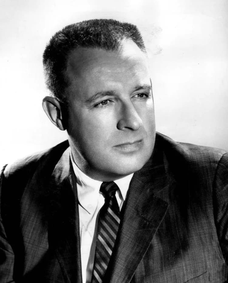 Alfred Hitchcock - Publicity photo of Ray Bradbury from the television progam Alfred Hitchcock Presents.