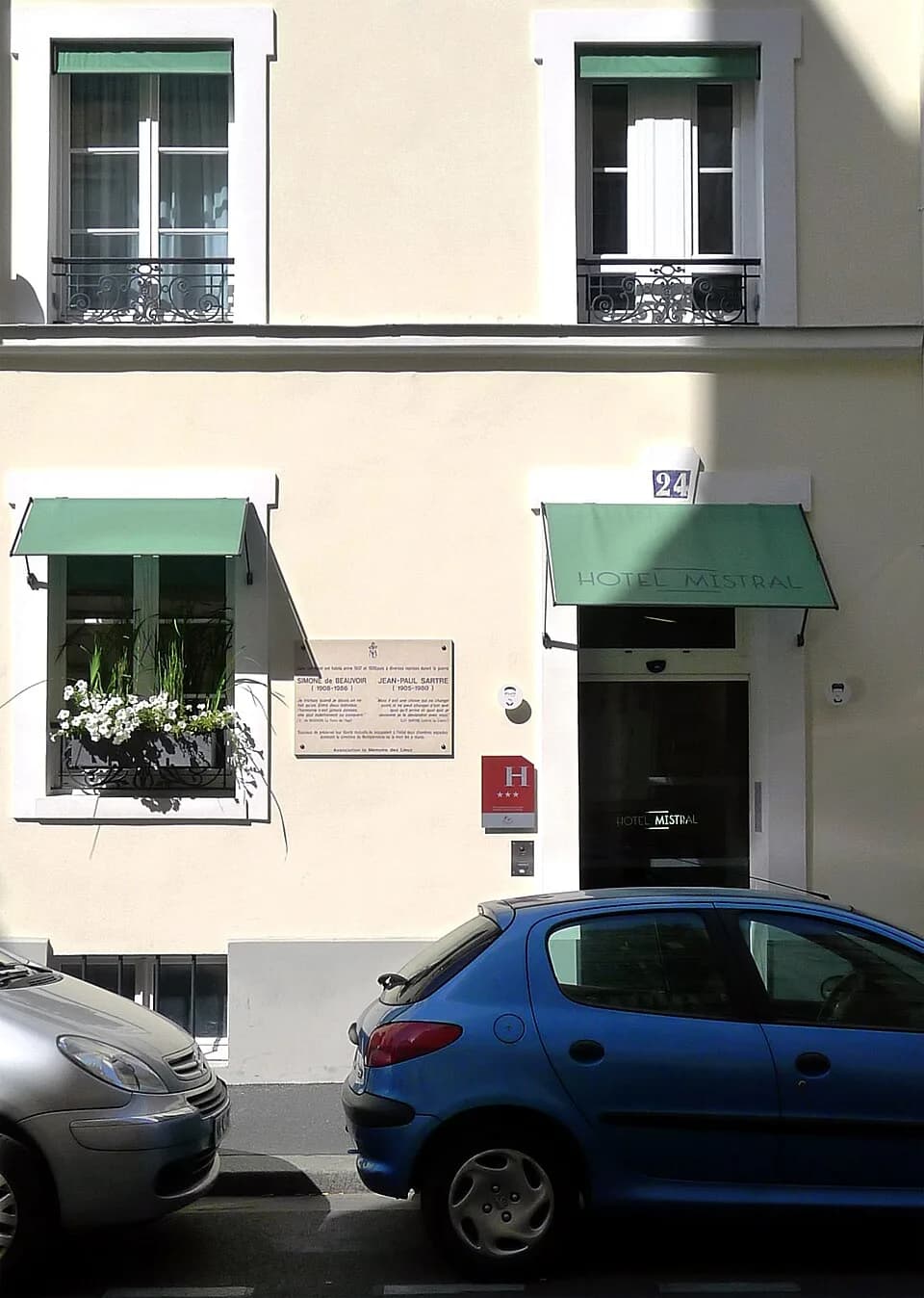 Simone de Beauvoir - Rue Cels (n°24) - Paris XIV
