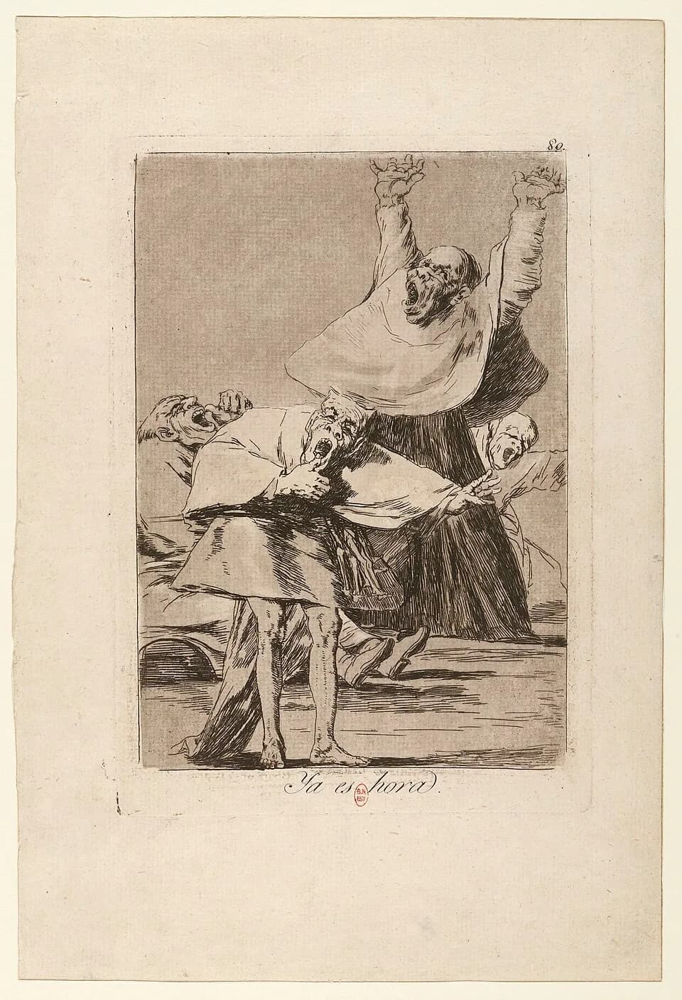 Francisco Goya - Sujet : Religieux
Fantômes
Peur
Scènes -- 1789-1799
Référence bibliographique : Delteil, 117
Référence bibliographique : Harris, 115.III
Langue : espagnol, castillan

Éditeur : [s.n.]
