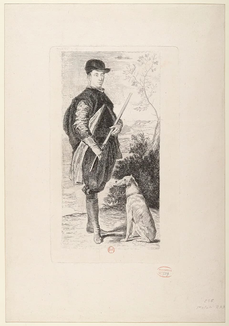 Francisco Goya - Sujet : Ferdinand, archiduc d'Autriche (1609-1641) -- Portraits
Portraits -- 1701-1788
Référence bibliographique : Delteil, 12
Référence bibliographique : Harris, 11.I.3

Langue : san