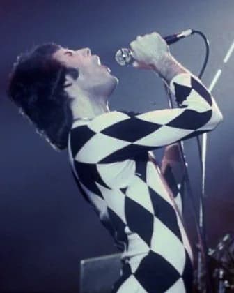 Freddie Mercury - Freddie Mercury performing at New Haven Coliseum in New Haven, CT.