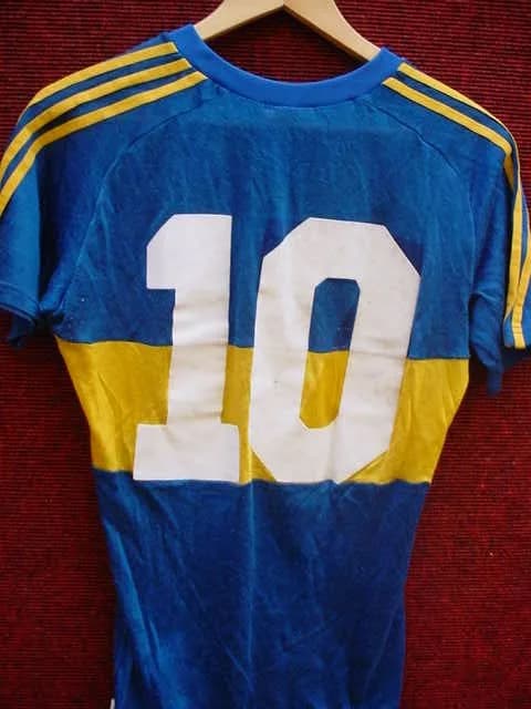 Diego Maradona - One of Maradona's shirts.  I took this photo