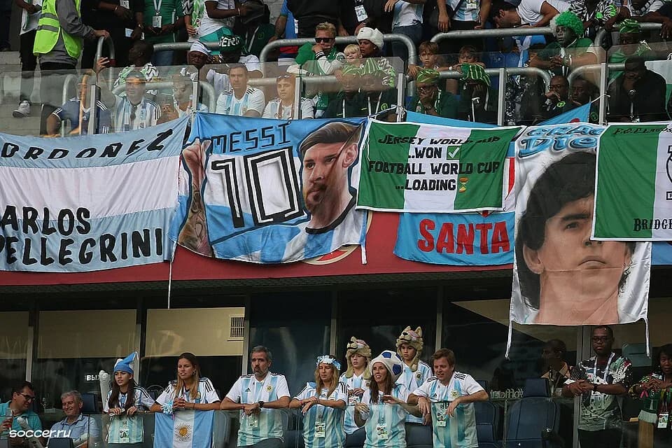 Diego Maradona - Argentina vs Nigeria match