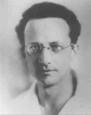 Erwin Schrödinger - Physicist Erwin Schrödinger early in his professional career