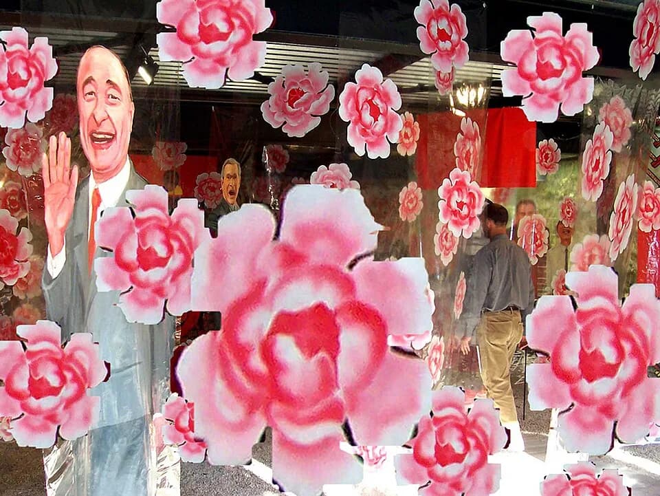 Jacques Chirac - "Viva la Politica" an installation by Trần Trọng Vũ