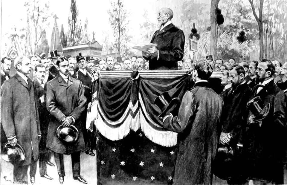 Anatole France - Anatole France aux obsèques d'Émile Zola - Affaire Dreyfus.