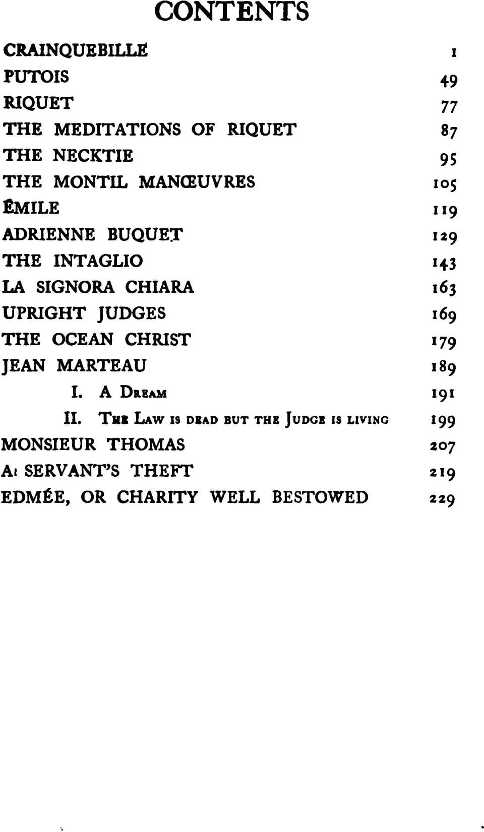 Anatole France - Crainquebille - Contents.jpg