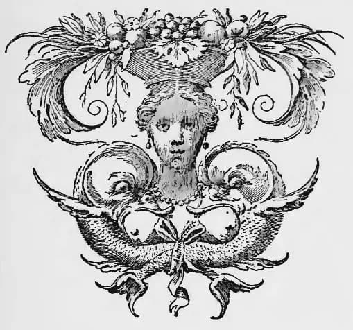 Anatole France - Title page decoration appearing on page 7 of The White Stone (1910)