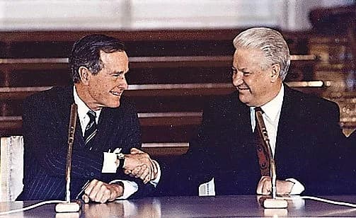 Boris Yeltsin - George H. W. Bush and Boris Yeltsin 1993.jpg