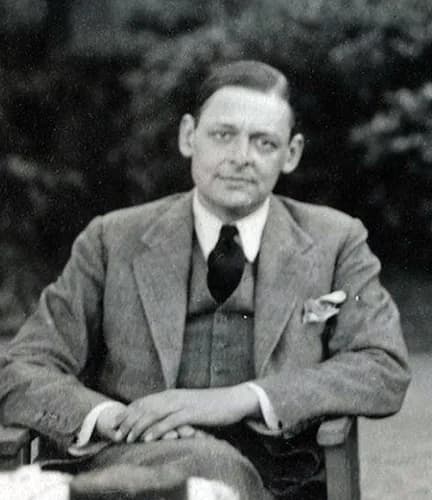 T. S. Eliot - Thomas Stearns ('T.S.') Eliot with his sister and his cousin, by Lady Ottoline Morrell (died 1938). See source website for additional information.