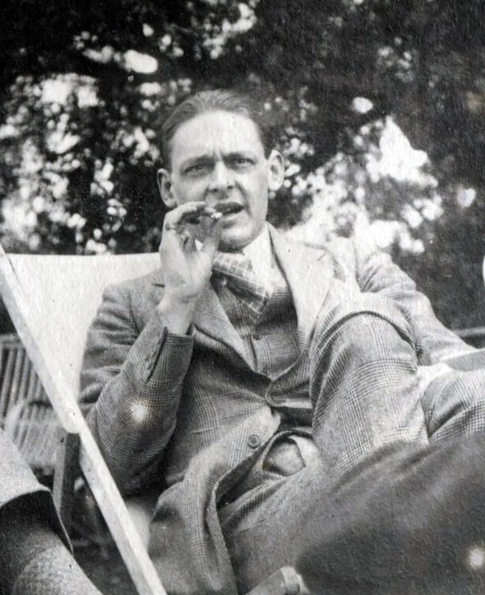 T. S. Eliot - T. S. Eliot, photographed one Sunday afternoon in 1923 by Lady Ottoline Morrell