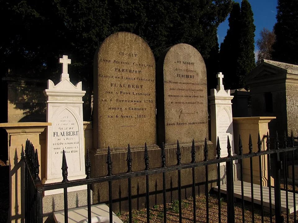 Gustave Flaubert - tombe de Gustave Flaubert et de sa famille au Cimetière Monumental de Rouen