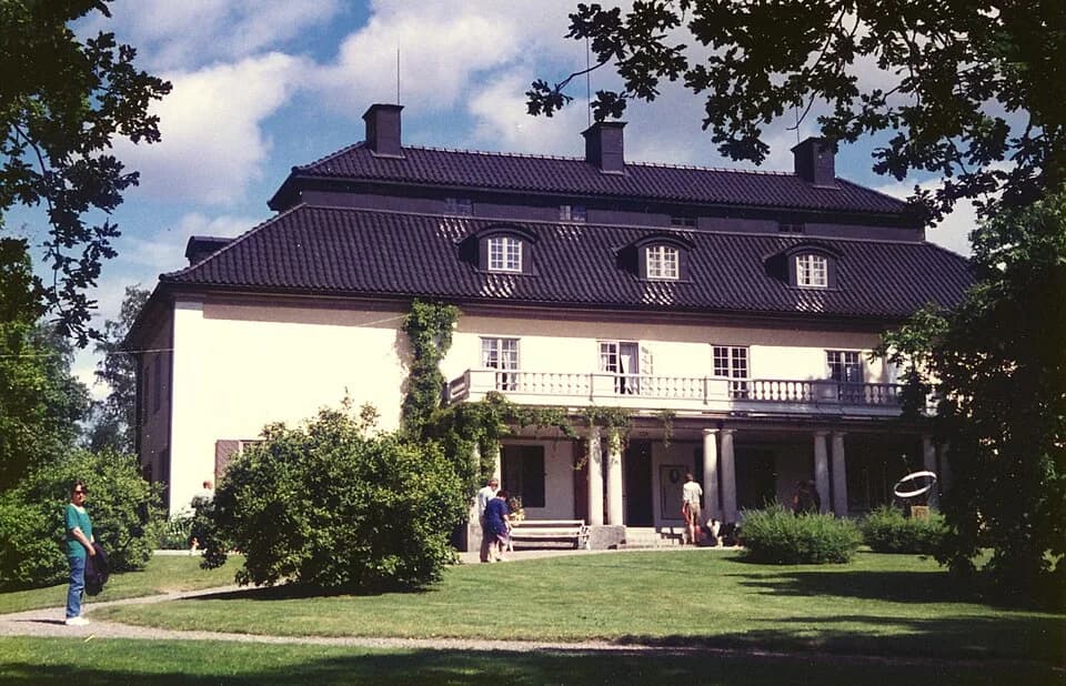 Selma Lagerlöf - Huvudbyggnaden på Mårbacka.