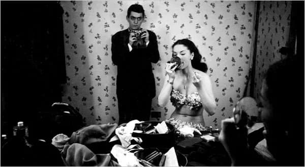 Stanley Kubrick - Stanley Kubrick was a Look magazine photographer when he caught himself in the mirror of Rosemary Williams, a showgirl, in 1949.