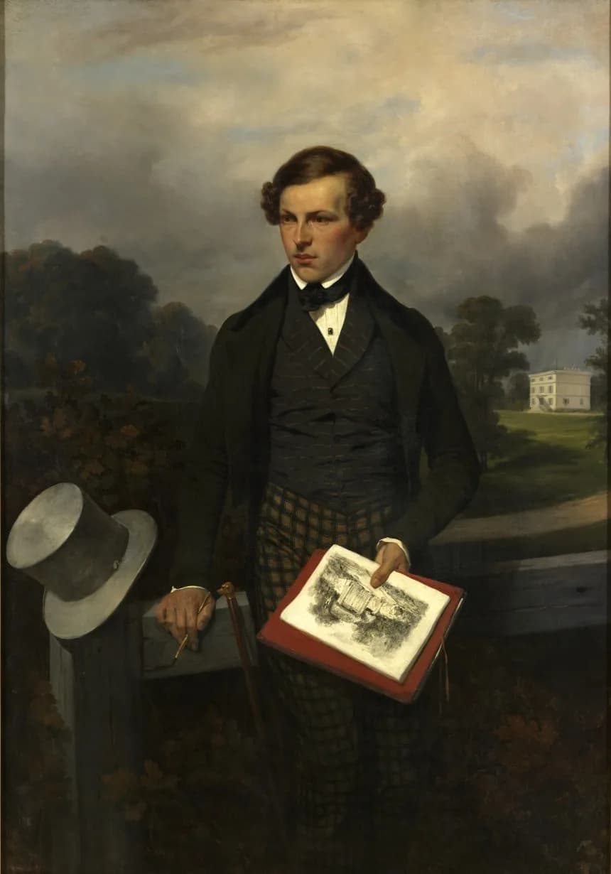 Guy de Maupassant - Portrait de Gustave de Maupassant