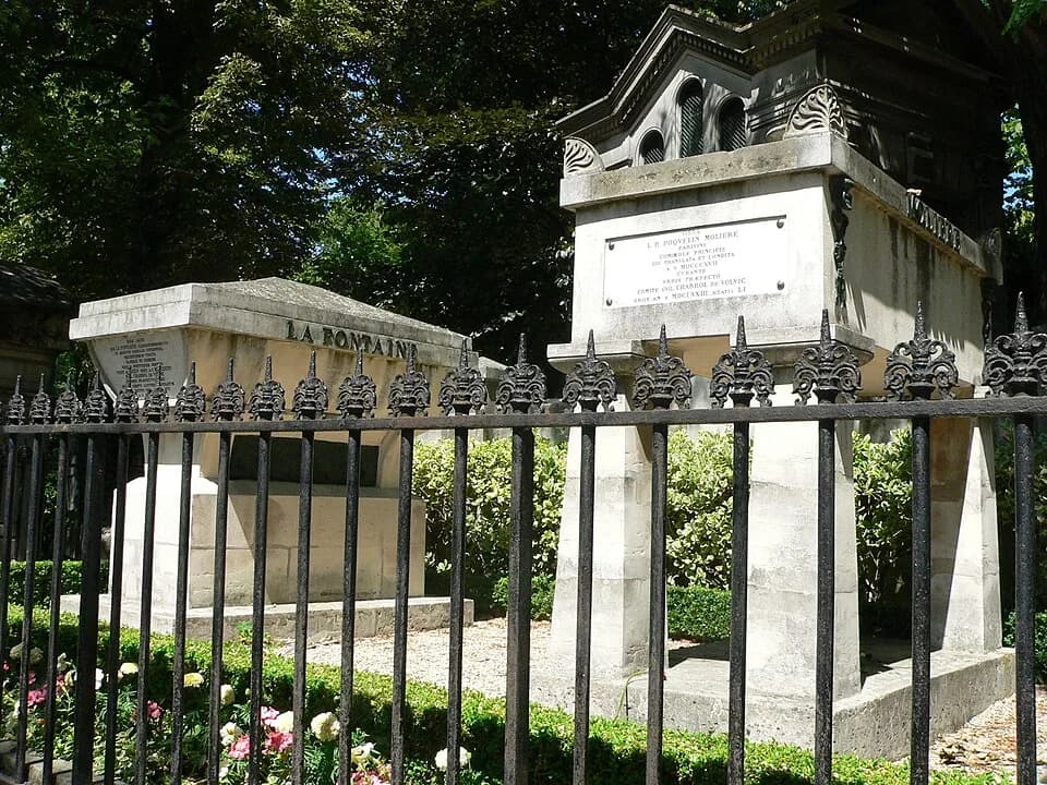 Jean de La Fontaine - Perelachaise-LaFontaine-Moliere-p1000402.jpg