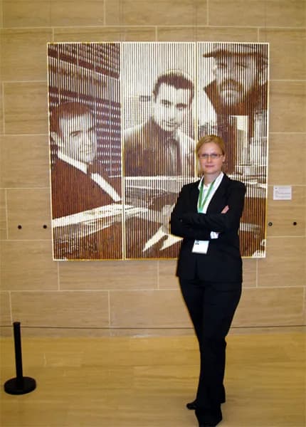Sean Connery - Kuenstlerin Eva Paar in Peking