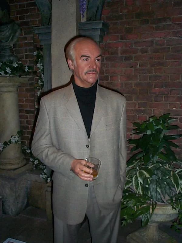 Sean Connery - Sean Connery wax figure at Madame Tussauds London.
