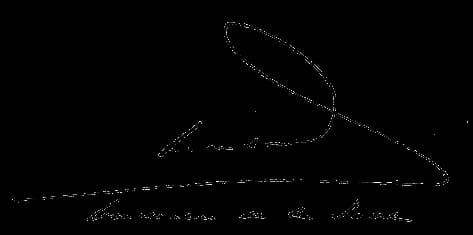Georges Pompidou - Signature of Gilbert Grandval