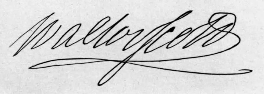 Walter Scott - Signature of Sir Walter Scott