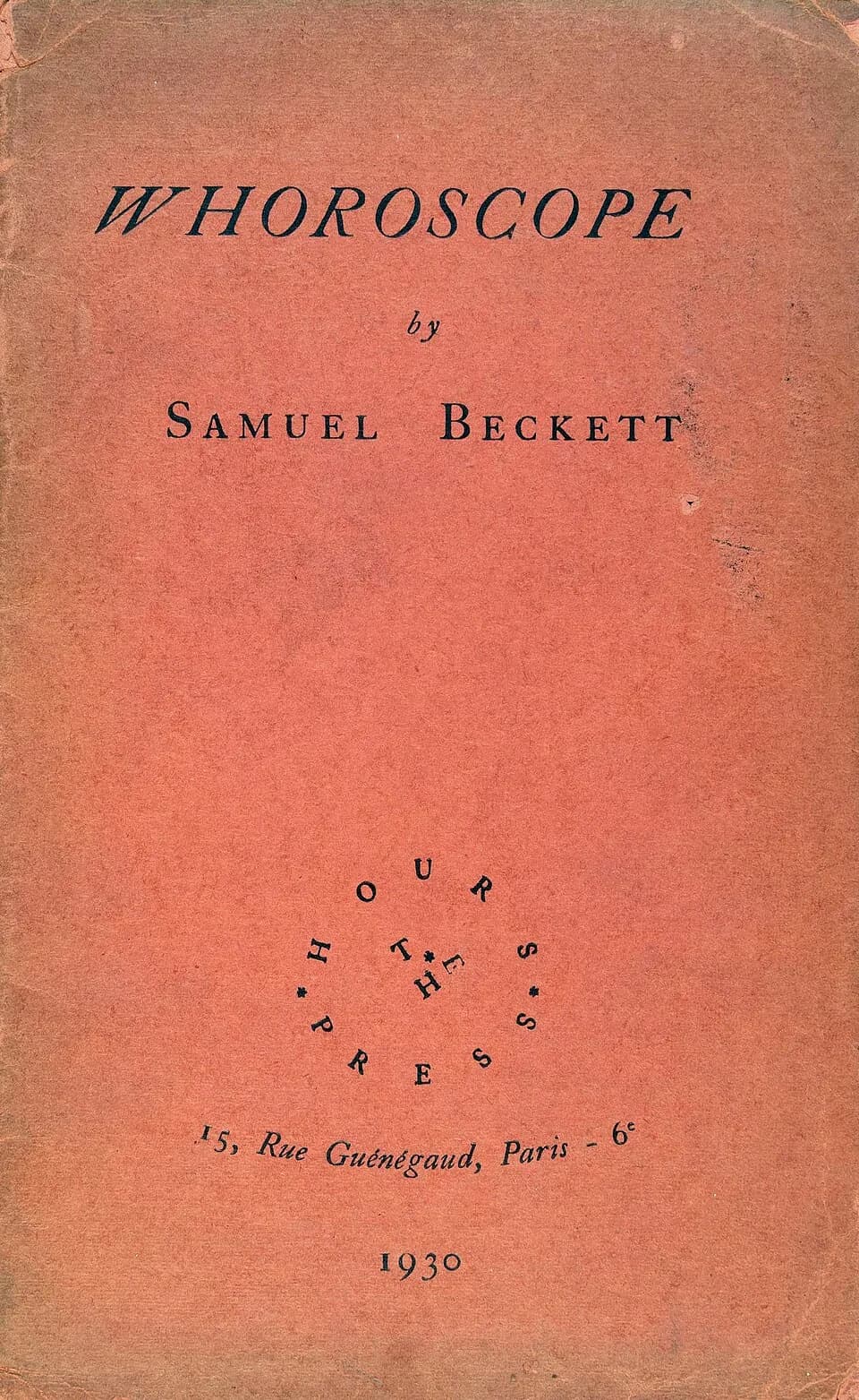 Samuel Beckett - Book cover