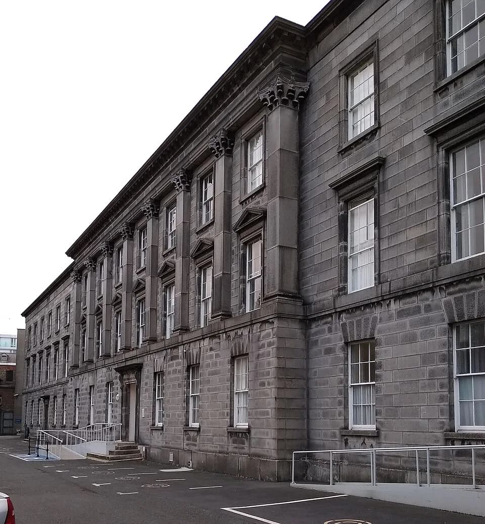 Samuel Beckett - House 39, Trinity College Dublin. According to the plaque, Samuel Beckett lived here 1926-1928 and 1930-1931.
