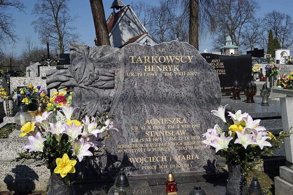 Henryk Sienkiewicz - Stanislaw Tarkowski's grave, parish cemetery, Rudawa village, Krakow County, Lesser Poland Voivodeship, Poland