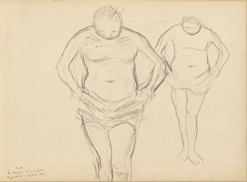 Paul Cézanne - Edgar Degas - Copies of Cézanne's Bathers - Google Art Project.jpg