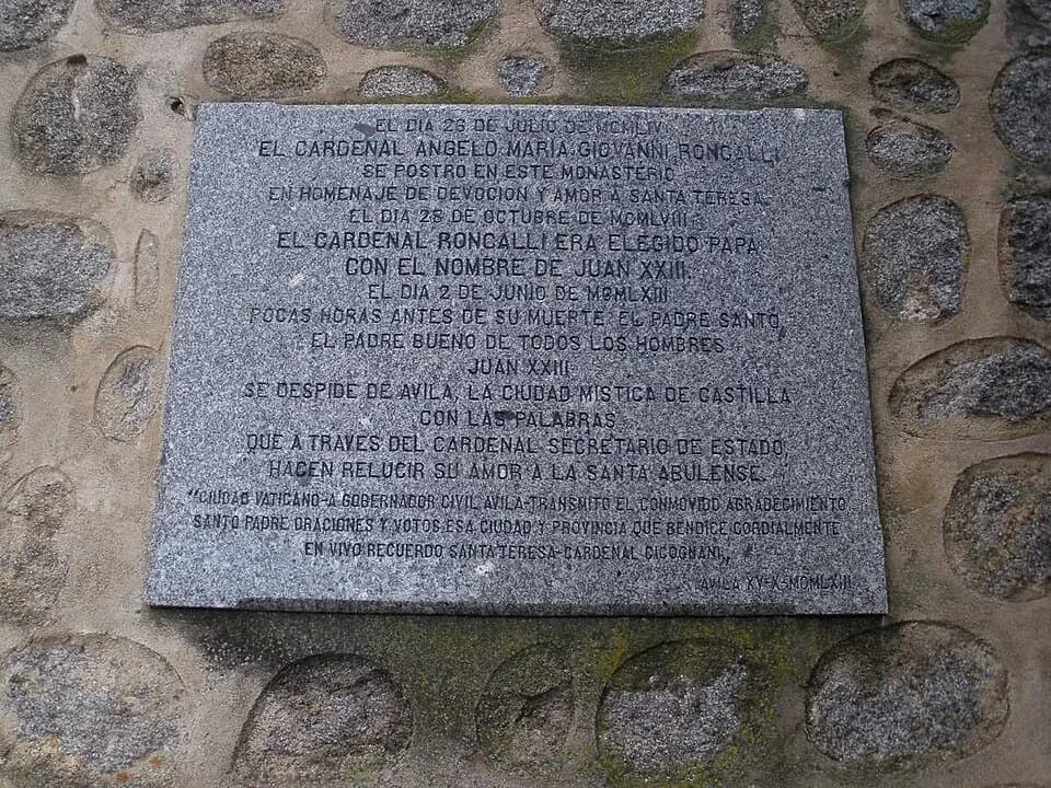 John XXIII - Monasterio de la Encarnación (Ávila)