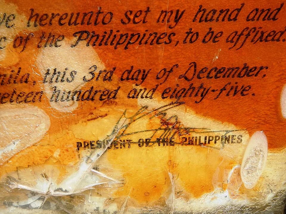 Ferdinand Marcos - Victor st. cor Cagayan Valley Road, Welcome road-sign of Poblacion, San Miguel, Bulacan, leadingto the Villas de Magdalena subdivision, Biak-na-Bato Heroes and San Miguel Martyrs Mo