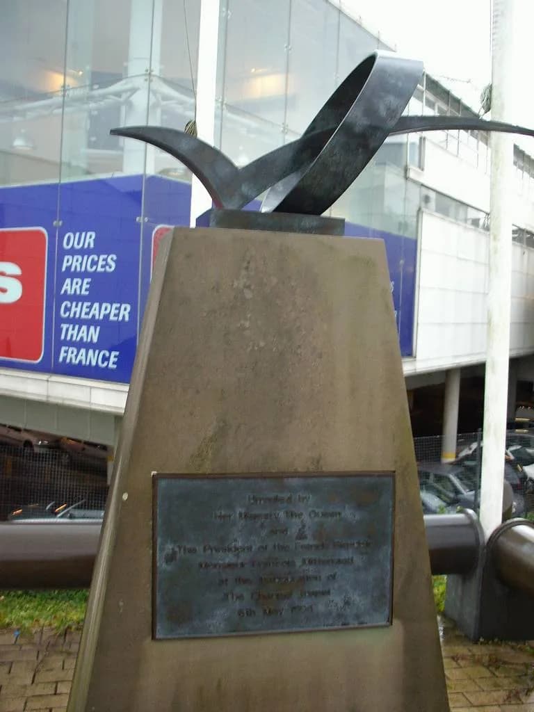 François Mitterrand - Sculpture à Folkestone