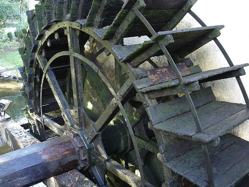 George Sand - Roue à aubes, photo G. Bourrel août 2005