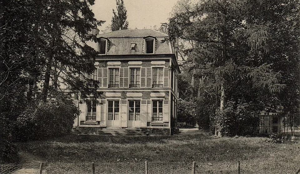 George Sand - Maison de la romancière George Sand et du graveur Alexandre Manceau à Palaiseau. George Sand s'installe dans la propriété en 1864 et la vend en 1869.