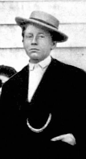 Knut Hamsun - Knut Hamsun as teenager at 14 (1874) in Tranøy