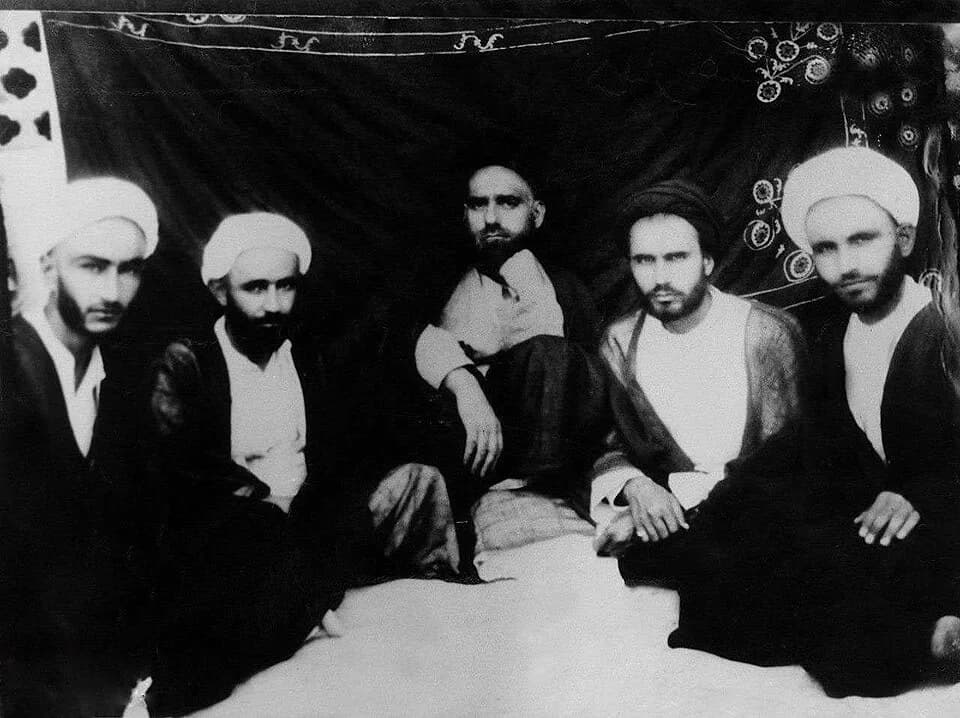 Ruhollah Khomeini - Ruhollah Khomeini and his friends.