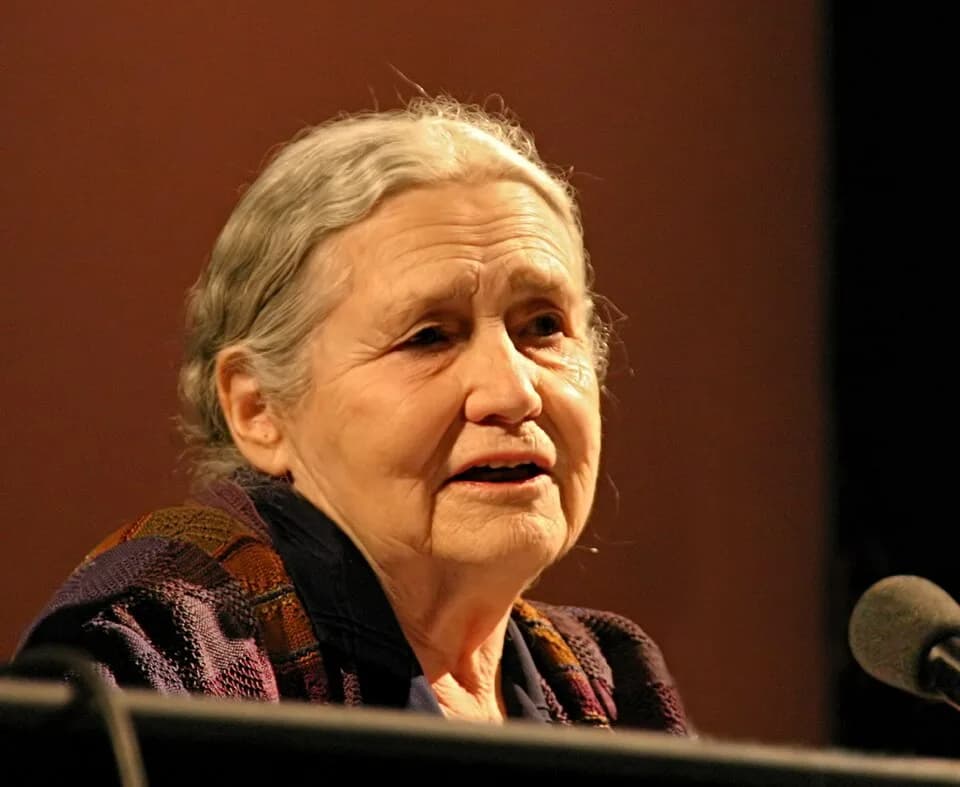 Doris Lessing - Doris Lessing, British writer, at lit.cologne, Cologne literature festival 2006, Germany