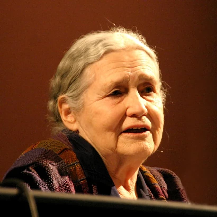 Doris Lessing - Doris Lessing, British writer, at lit.cologne, Cologne literature festival 2006, Germany.