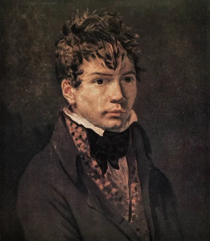 Jean-Auguste-Dominique Ingres - Jacques-Louis David - Portrait of Ingres - WGA06085.jpg