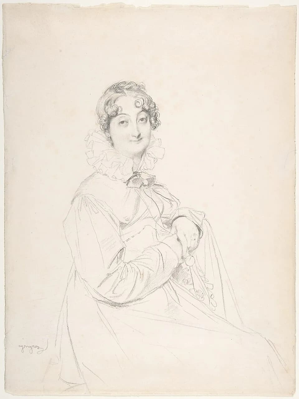 Jean-Auguste-Dominique Ingres - Anne-Pauline-Adélaïde de Lesparda, épouse de Lancelot Théodore Turpin de Crissé