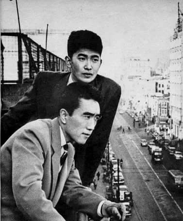 Yukio Mishima - Yukio Mishima and Shintaro Ishihara.