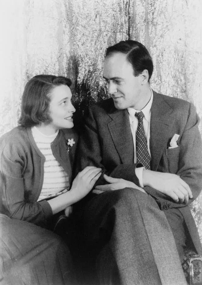 Roald Dahl - Portrait of Roald Dahl and Patricia Neal