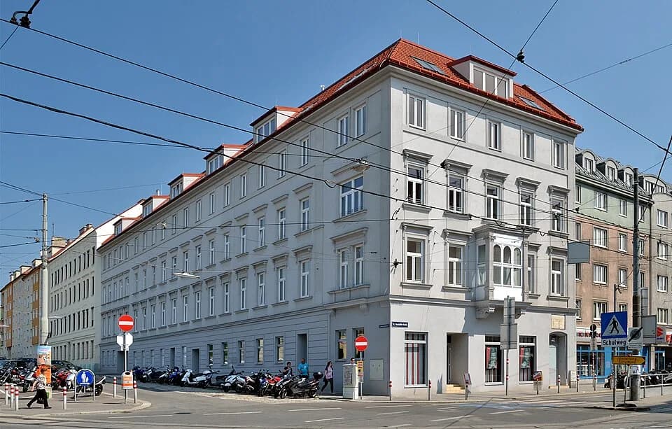 Alfred Adler - The birthplace of individual psychologist Alfred Adler at Mariahilfer Straße 208, Rudolfsheim-Fünfhaus, Vienna.